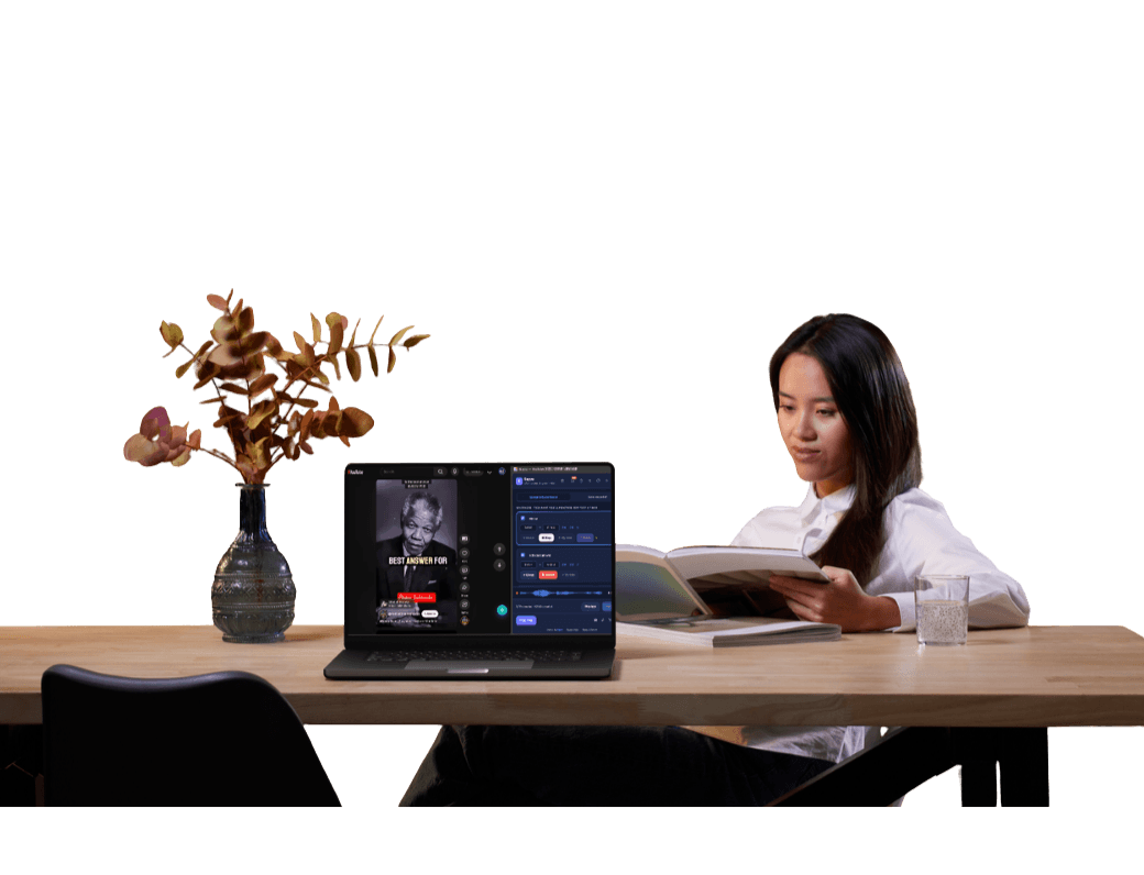 Shadowing with real native videos